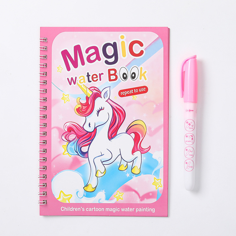 子供の色を塗る本の赤ちゃんの益智の清水の落書きの水の絵の本は繰り返し魔法の画帳の創意の贈り物の卸売りを使います。|undefined
