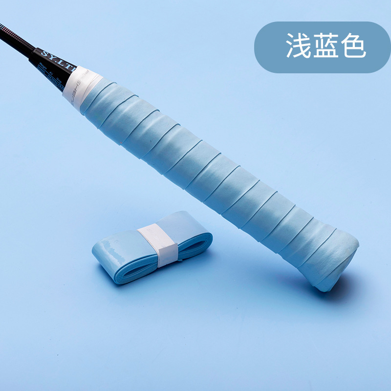 马卡龙色耐用无孔平面手胶粘性防滑吸汗带薄款缠绕带握把胶批发|undefined