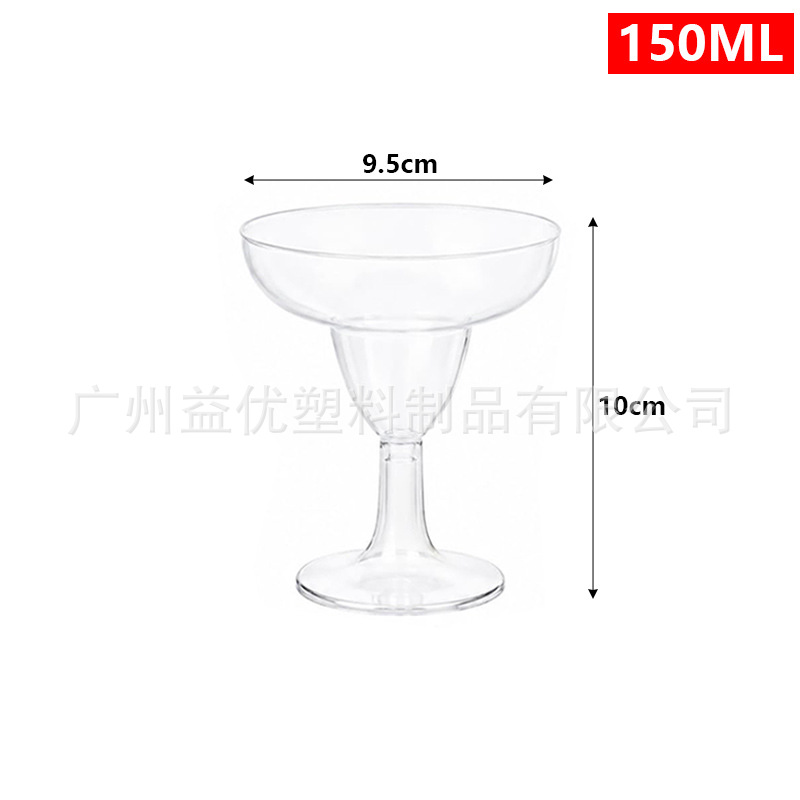 Copa de Champaña Desechable de Plástico Transparente Desmontable para Fiestas image 37