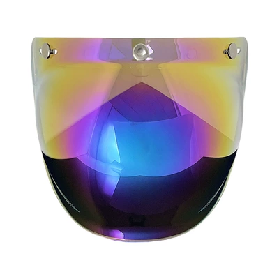 Bubble Mirror, Multi-Color Windproof – Dəbilqə (Kaska) aksesuarları - colorful
