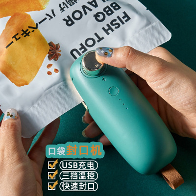 Handheld Mini Sealing machine portable household small-scale express food Packaging bag Hand pressure Slide Sealer