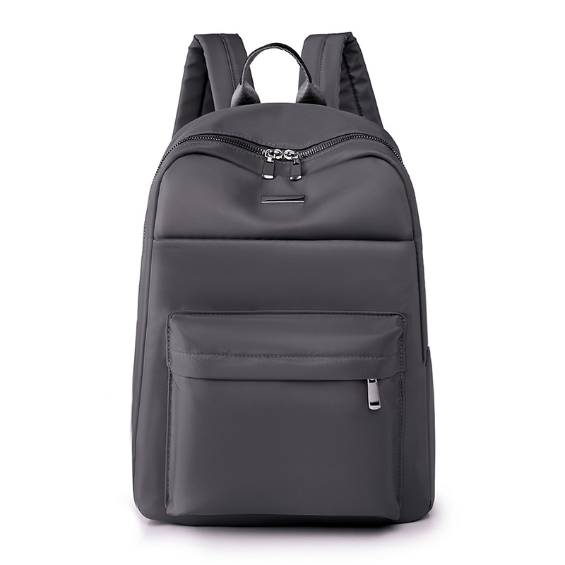Comercio exterior al por mayor 2023 nueva mochila casual para mujer de nailon mochila simple y versátil de gran capacidad para computadora de 14 pulgadas