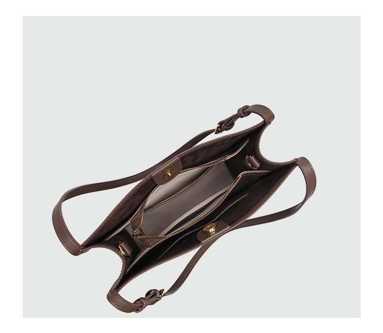 韩版休闲简约单肩包双肩带托特包