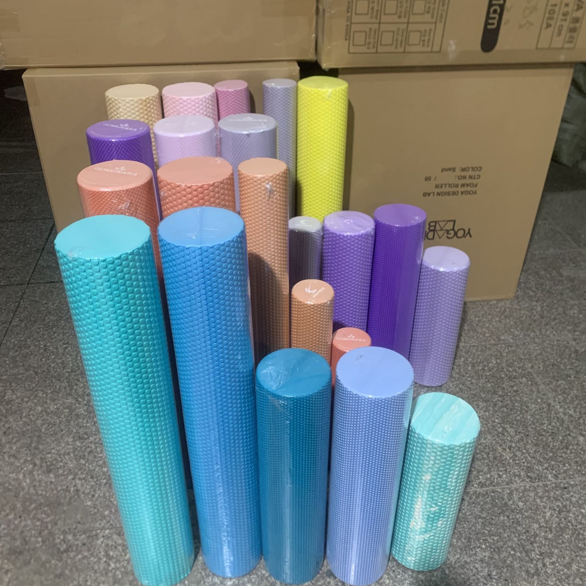 Solid Foam Shaft Massage Legs Home Full Body Exercise Yoga Column Fitness Column Floating Point Foam Shaft Slimming Legs