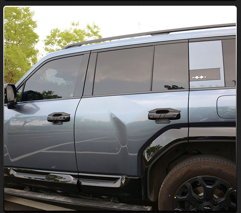 Applicable Equation Leopard 5 Door Bowl Handle Sticking Leopard 5 Modified Special Car Door Handle Anti-Scratch Protective Cover Appearance Decoration