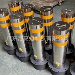 Manual Adjustable Barrier Car Device, Park School Gate Installation Warning Bollard, Stainless Steel Hydraulic Telescopic Road Pile