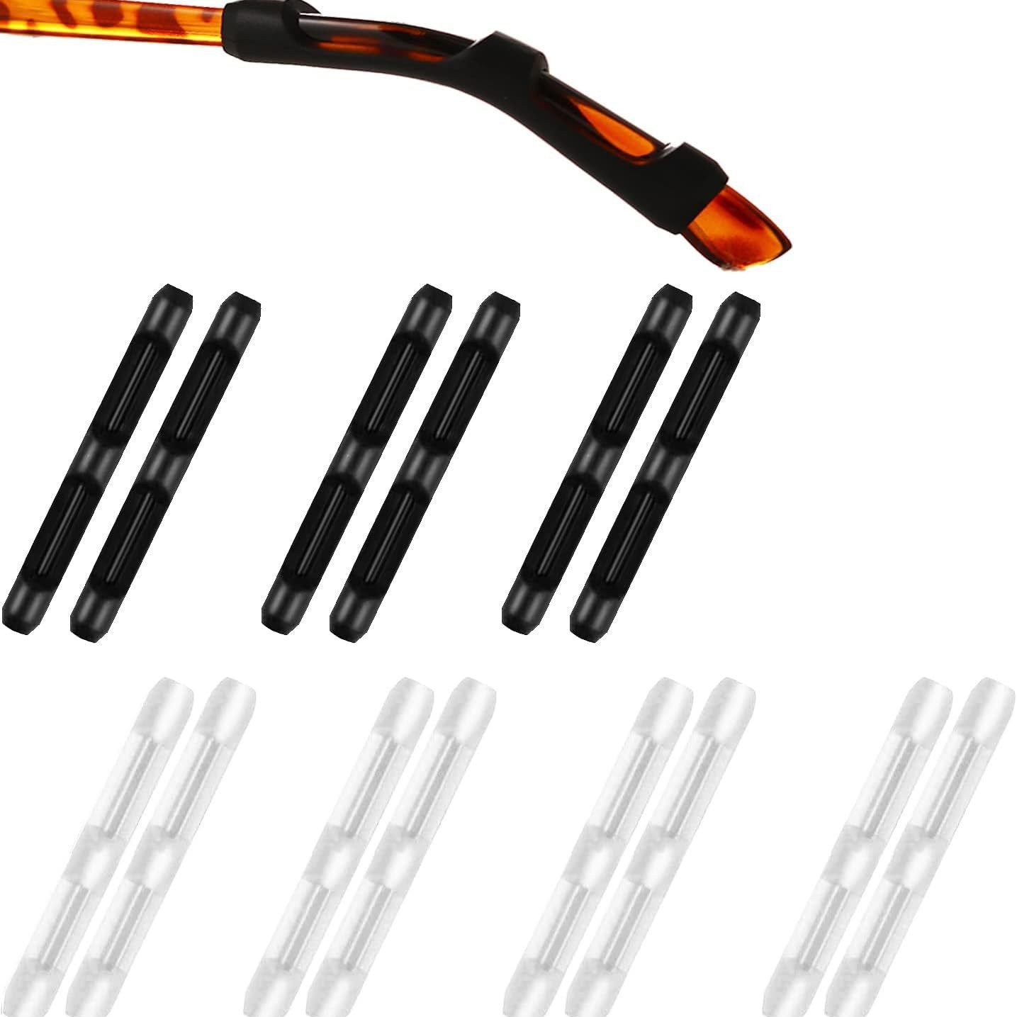 Anti-Slip Silicone Sleeves for Glasses, Ear Hooks, Fixed Plate Frames, Universal Eyeglass Temple Tips, Wholesale in Stock