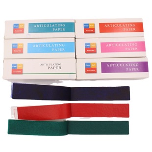 Dental material bite paper thin thick thickened blue red single-sided double-sided oral bite film color