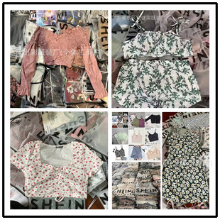 2025shein Women's Wear Factory Outlet shein Miscellaneous Women's Wear Jacket Small Sling Tail Goods Low Price Wholesale
