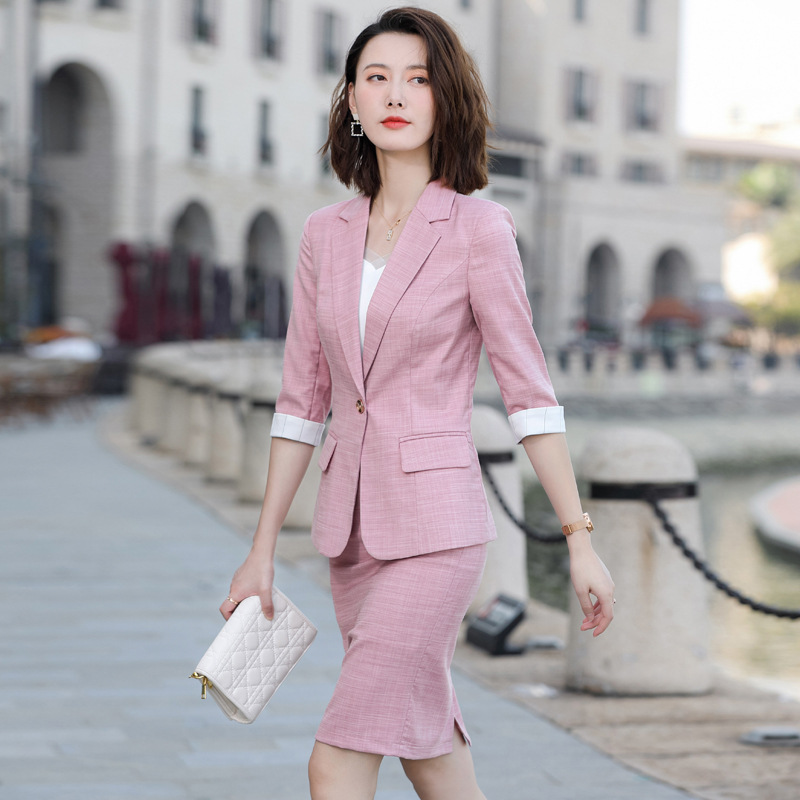 Black short classic suit