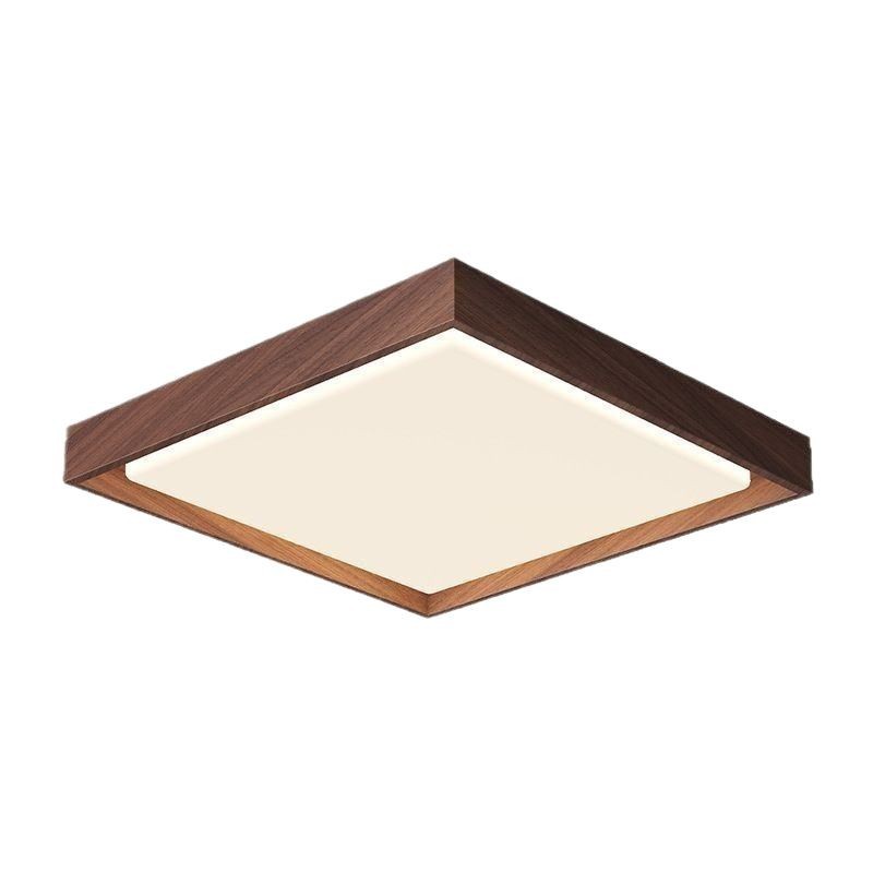 [Selección estricta] sala de estar moderna y simple color nuez dormitorio nuevo paquete de lámpara de techo chino 2025 nuevo