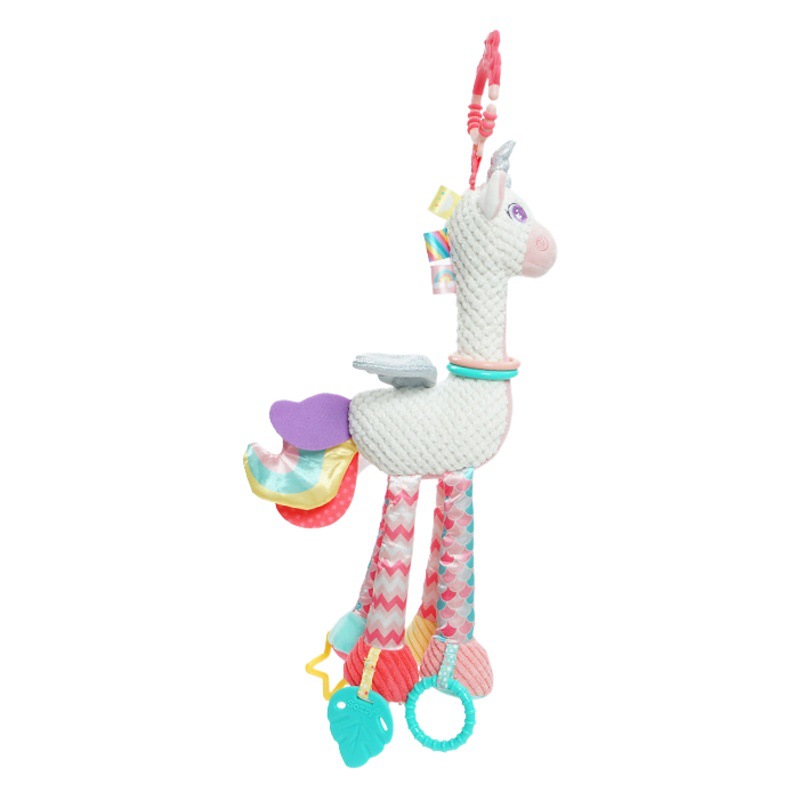 Juguete de peluche colgante Sozzy Unicornio para bebés de 0 a 1 año, juguete colgante para cochecito y cuna.