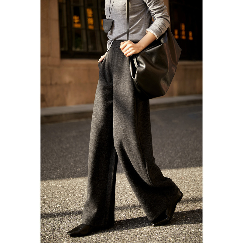 Deep Winter Treasure Casual Pants High Warmth Fluffy Drape 2025 New Warm Fleece Wide-Leg Pants for Women Deep Winter Treasure Casual Pants High Warmth Fluffy Drape 2025 New Warm Fleece Wide-Leg Pants for Women
