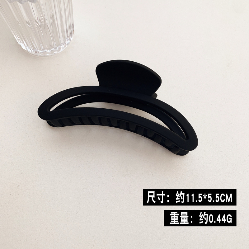 Clip de pelo negro alta Cola de Caballo fijo artefacto horquilla estilo coreano Cabeza trasera horquilla clip de tiburón clip de tamaño pequeño al por mayor