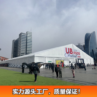 Outer Mongolia Ulaanbaatar Sukhbaatar Square 4000 square meters food festival tent outdoor exhibition tent