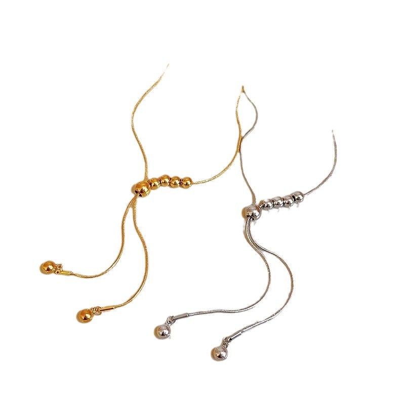Elegante Metallperlen Langarm Pulloverkette Für Damen Schmuck_voghion.com