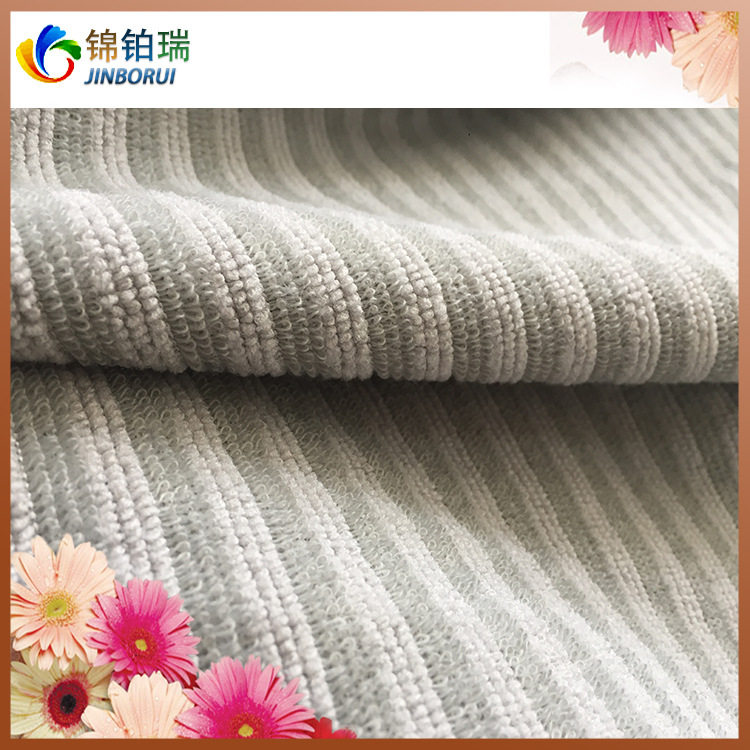 厂家供应多种花型超细纤维毛巾布地拖布 涤锦毛巾布  经编毛巾布
