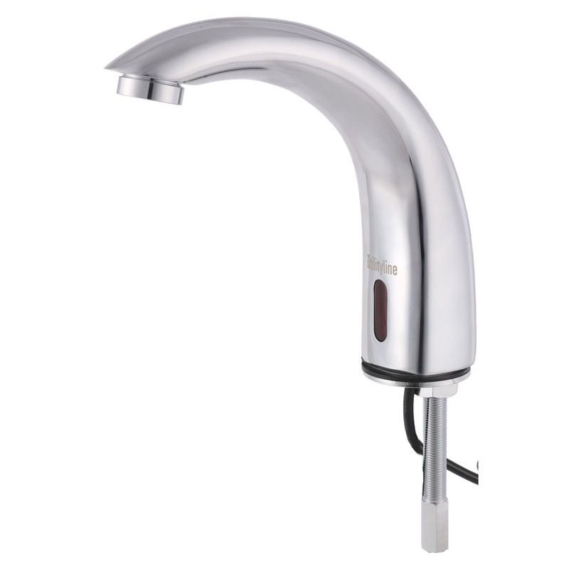 Sensor faucet. American T&S CEF-1DS/Utilityline countertop model. Dual-use for AC and DC. Dual temperature