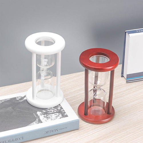 Bulk DIY Handmade Self-Assembled Hourglass Container Birthday Gift Creative Decorations Ornament Wooden Empty Flowing Sand Timer