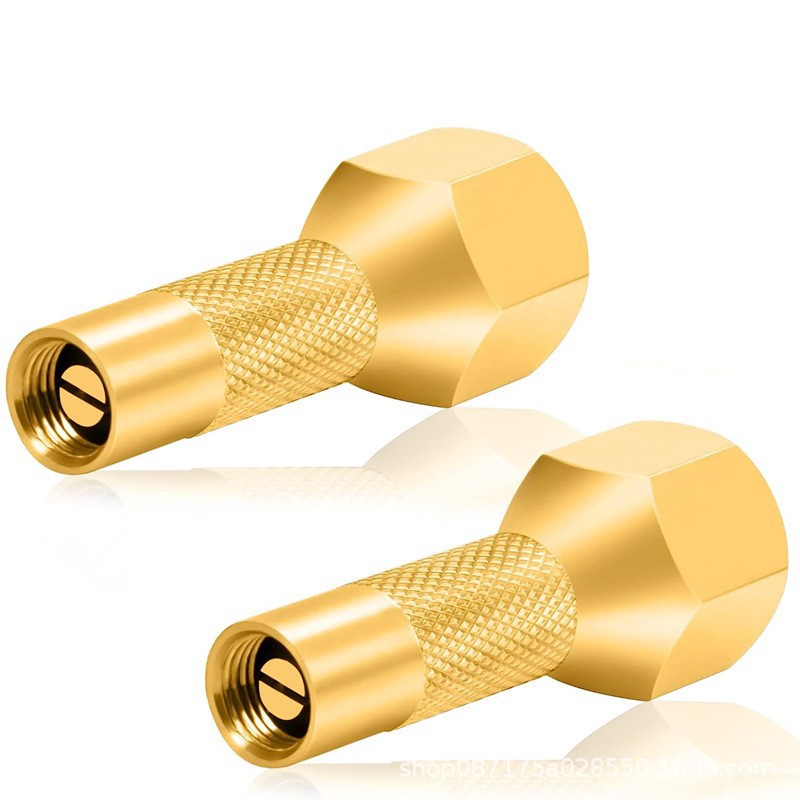 Inflatable screw head wholesale tire valve inflatable screw type copper chuck type air nozzle tire pressure gauge conversion connection