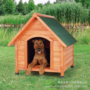 木制户外宠物狗窝狗狗实木屋室外木质碳化四季通用房子狗窝宠物屋-阿里巴巴