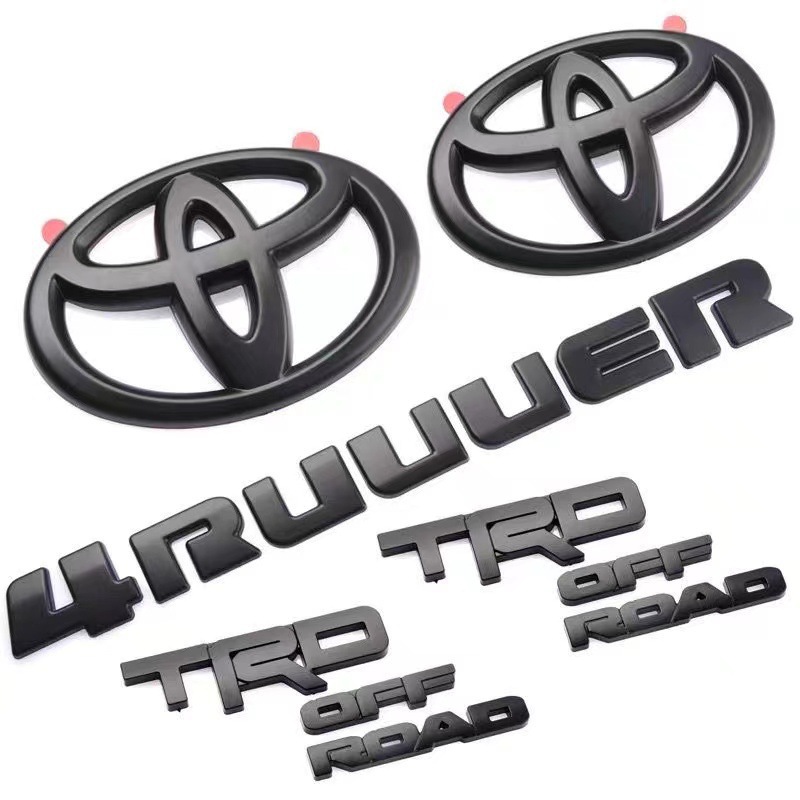 Applicable to Toyota 4runner overlay logo, front logo, tail logo, American Super SR5 logo, ABS overlay logo