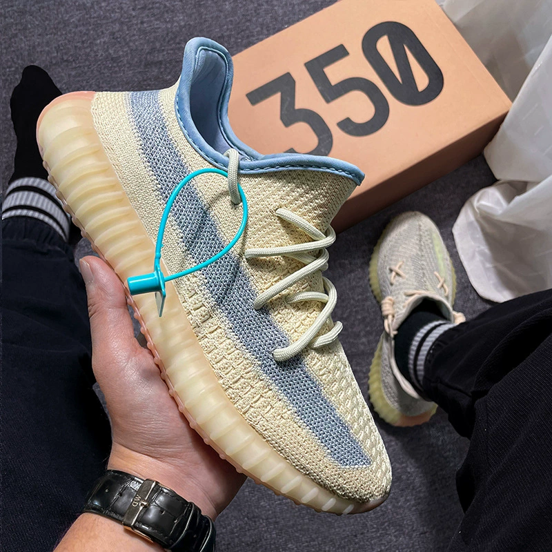 Путианская фабрика 350V2 Miaoyeezy Limited Полное небо Ангел настоящие спортивные кроссовки для мужчин и женщин