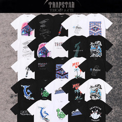Trapstar アメリカのトレンドブランド半袖プリントルーズインニッチクロスボーダーハイストリートTシャツの正しいバージョン