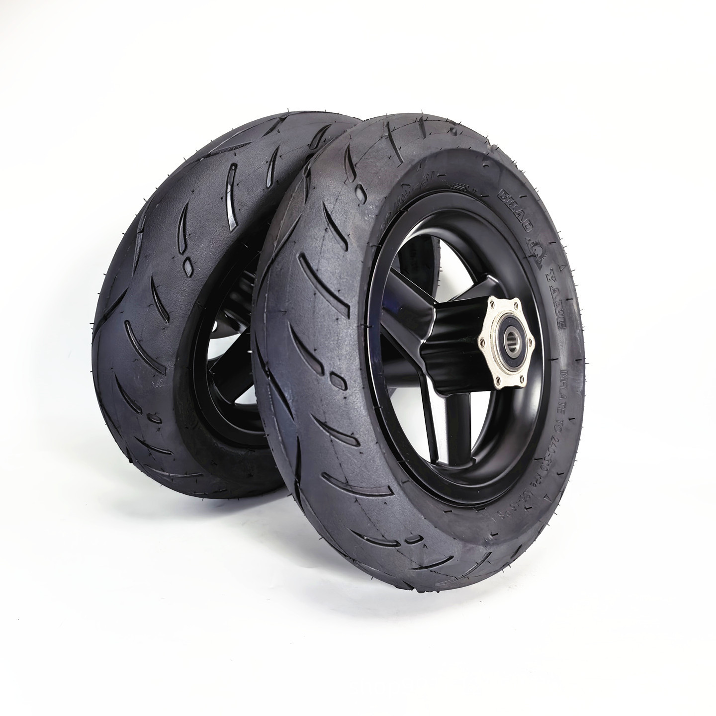 Chaoyang Tires 10inch Electric Scooter Replacement Inflatable Tire Wheel Assembly 10x2.50 Inner and Outer Tire Complete Wheel