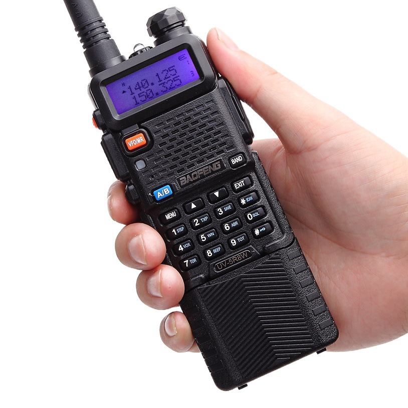 BAOFENG walkie-talkie UV-5R versión extendida verdadera 8W UV de alta potencia de doble segmento FM handstand al aire libre auto