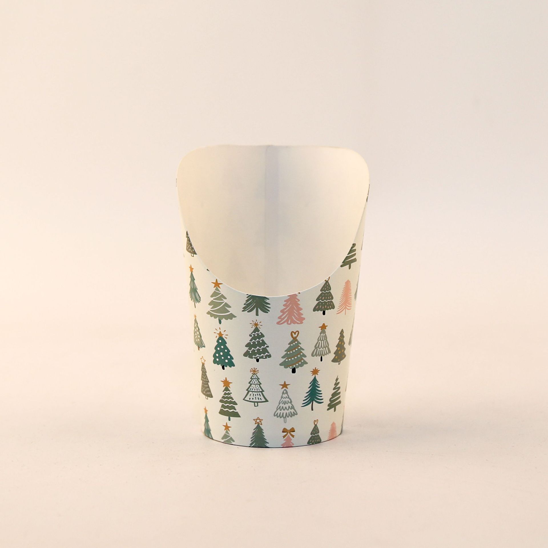 Vaso desechable grueso estilo francés para papas fritas, vaso para comida rápida, vaso para helado para llevar, vaso de papel kraft para gofres de huevo, personalizable. image 9