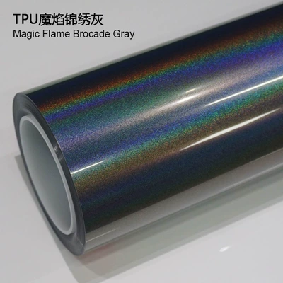 Auto Color Change Film Film Self Healing - tpu-magic-flame-brocade-gray-1524m15m