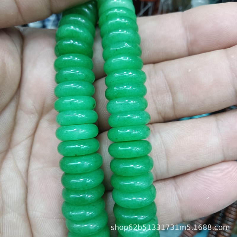 4*12 ミリメートル天然石グリーンアベンチュリン虎石瑪瑙スペーサー半完成 diy ジュエリーアクセサリーブレスレットネックレス卸売|undefined