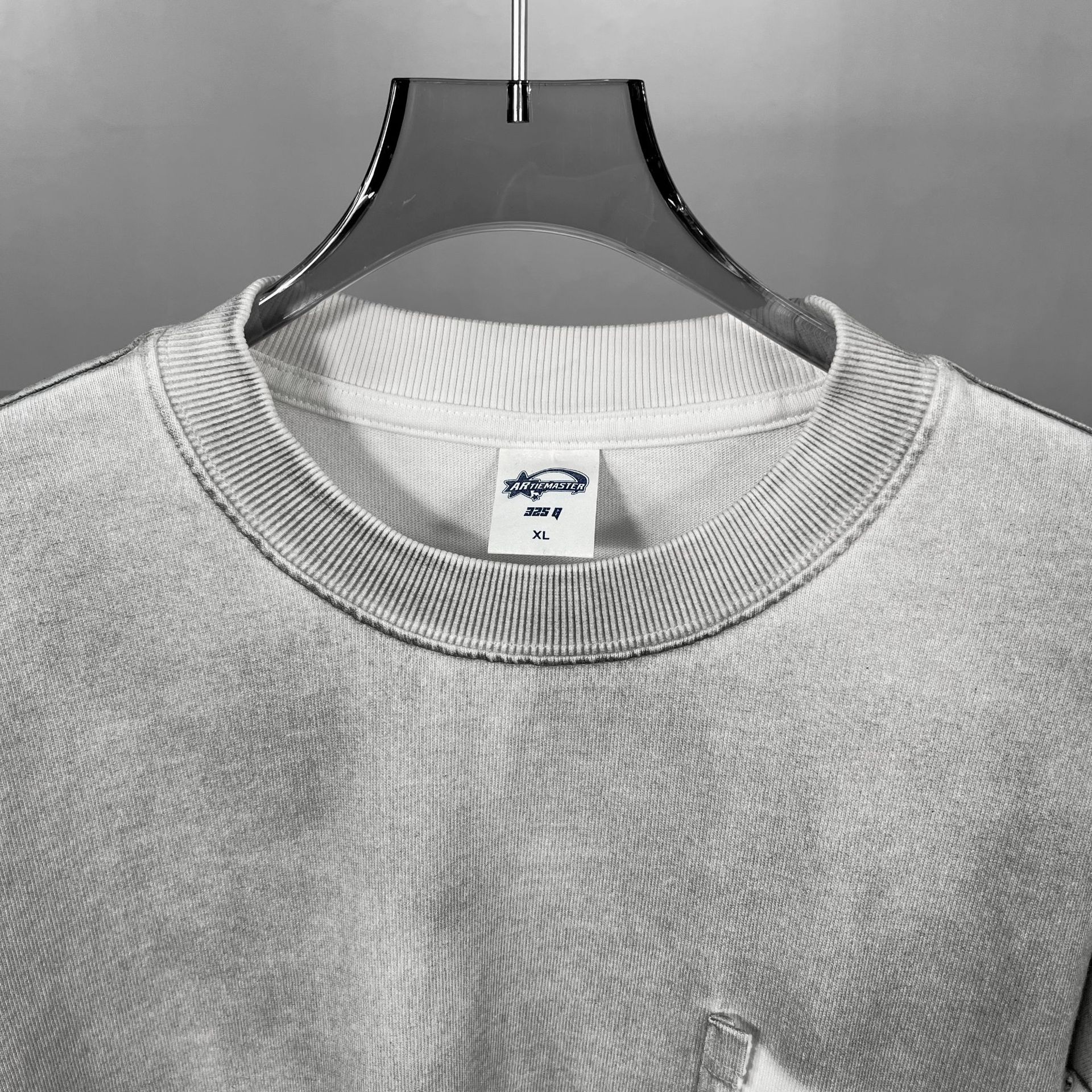 Gradient Cotton Men's Sweatshirt Washed Wasteland Style Top_voghion.com