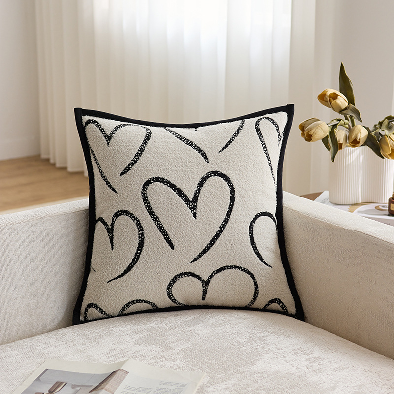 Inswind almohada de peluche almohada sofá sala de estar ventana flotante nórdica lujo ligero sensación de alta calidad almohada de apoyo cojín de respaldo grande