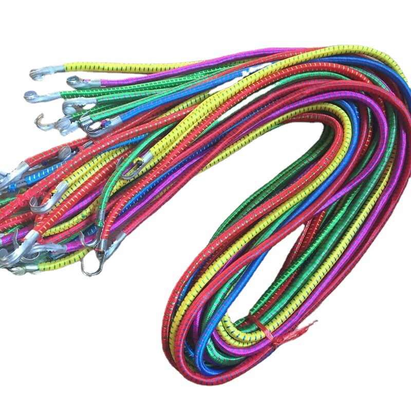 1.8米帯钩圆车绳 摩托车松紧绳电动车捆绑绳绑带弹力绳捆扎行李绳