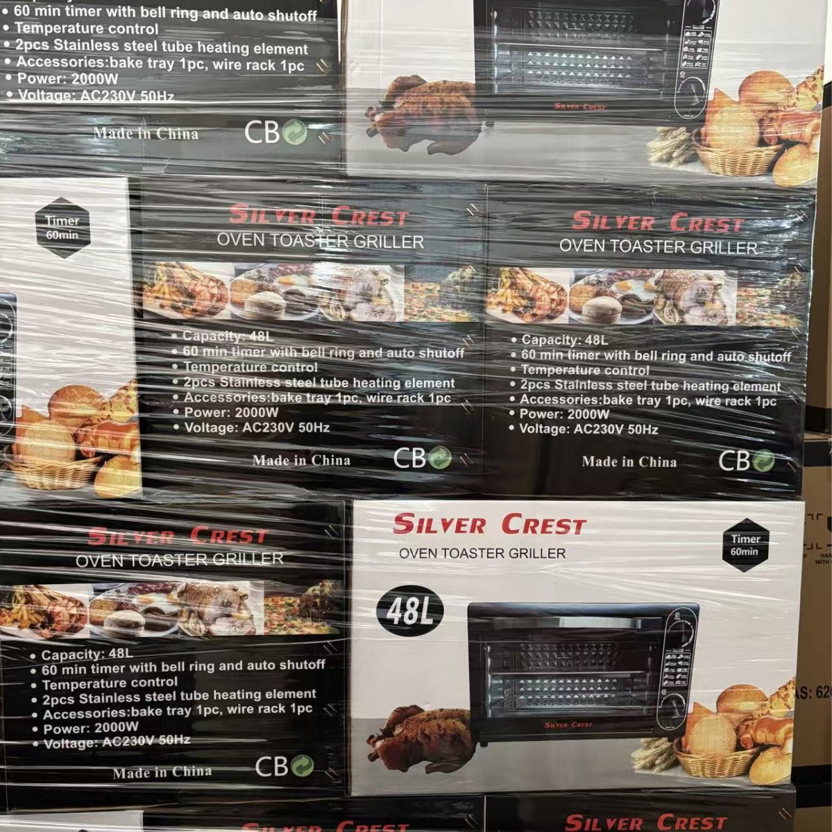 Horno Eléctrico de 48 Litros para Hogar, Multifuncional para Pastel y Barbacoa - Electrodoméstico de Gran Capacidad al por Mayor