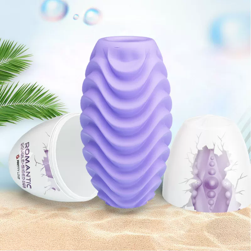 派蒂菈 男用成人情趣性用品自慰按摩器双面迷你飞机蛋014832-2