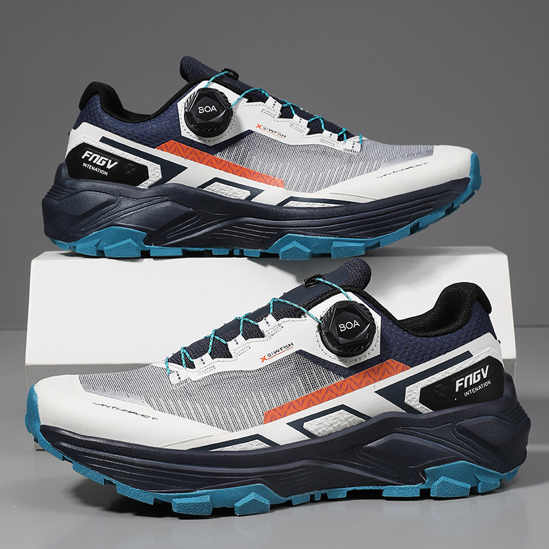 Zapatos de montaña de hebilla giratoria al aire libre impermeable al aire libre caminando zapatos de montaña de montaña zapatos deportivos casuales Aliexpress