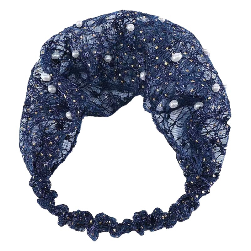 Accesorio para el cabello con diadema de perlas para lavarse la cara, cubrir las canas, adecuado para salir, coletero, accesorio para el cabello, diadema, tocado versátil.