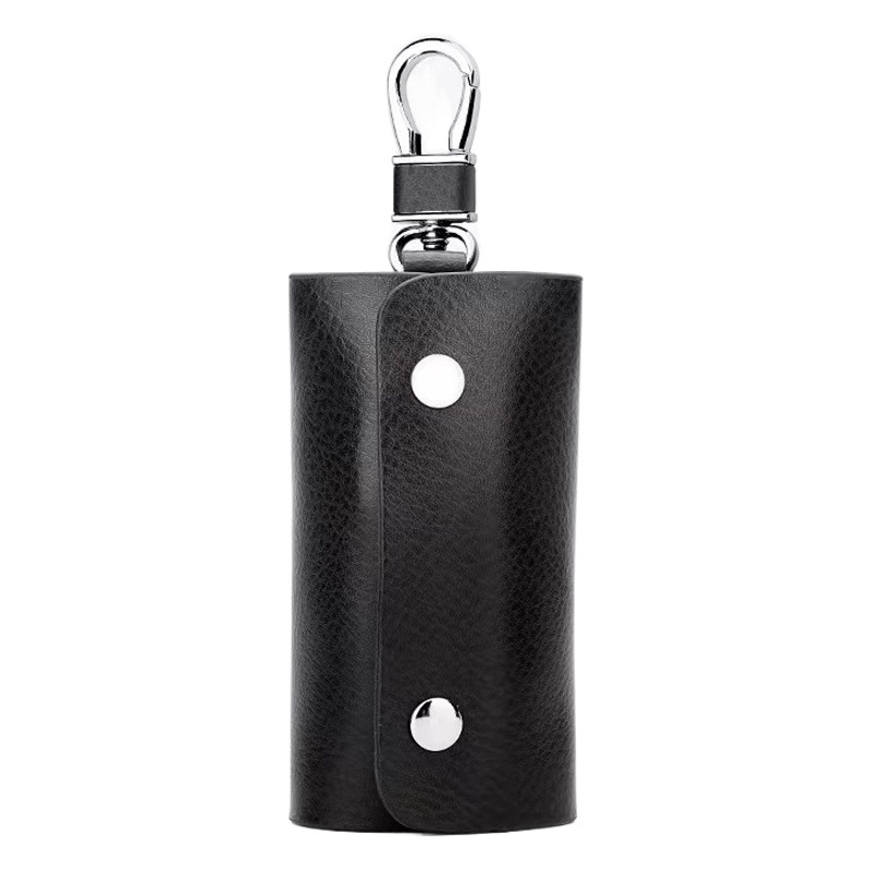 Key Bag Men's Genuine Cowhide Waist Keychain Genuine Leather Large Capacity Women's Fashion Korean Style Multi-Functional Car Key Bag