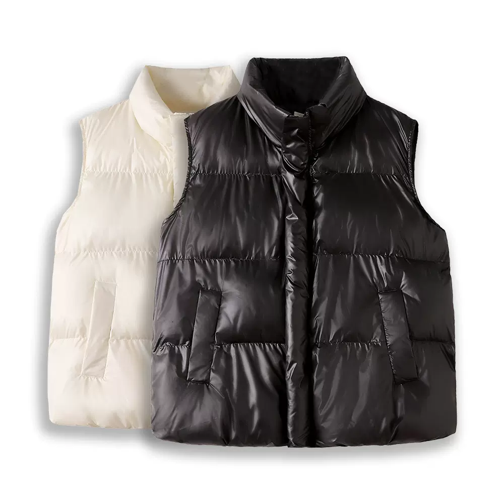 130-320斤大码女装百搭坎肩马甲2025冬季新款微胖mm极简宽松上衣