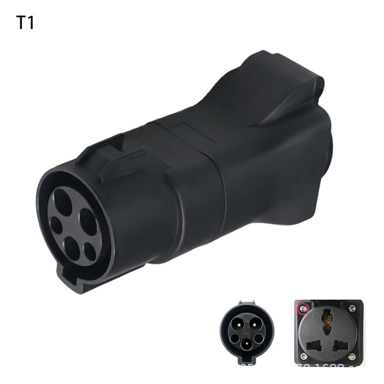 紫龙美标充电桩转换插头 房车电摩代步车取220V家用电插座充电