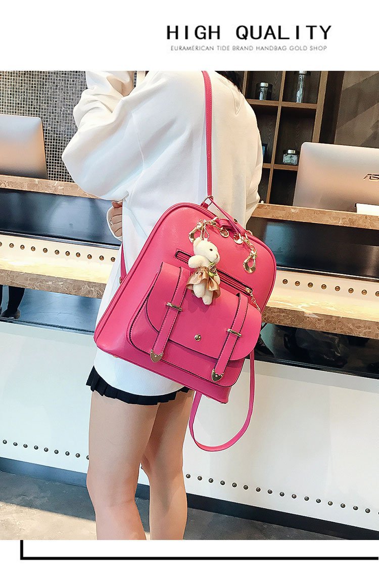 New style backpacks for women, fresh and cute student fashion and casual Korean-style women's bags, cross-border one-piece shipping worldwide undefined