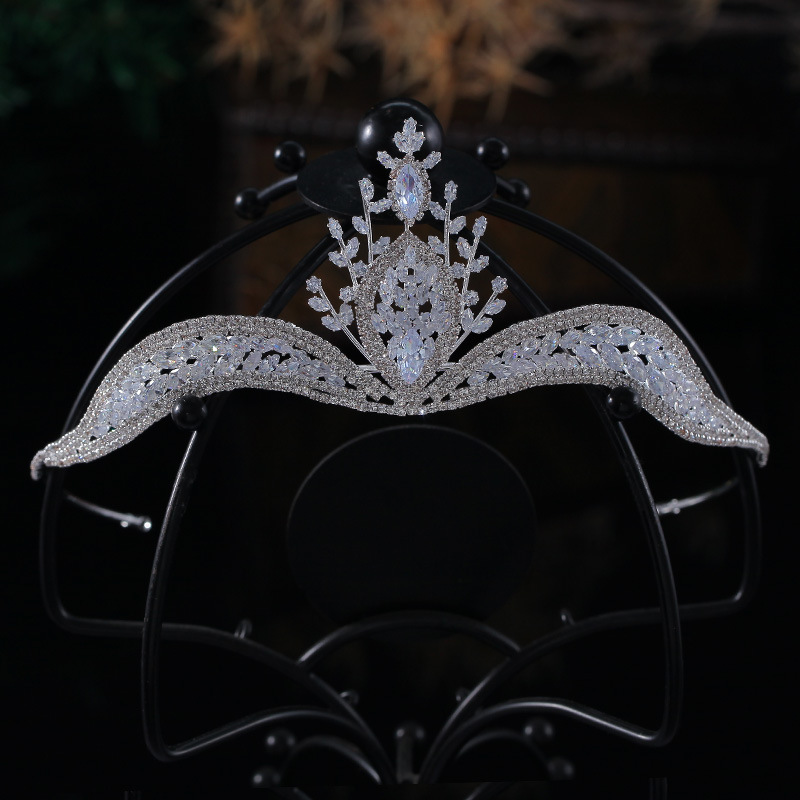 Lady Heart Shape Rhinestone Diamond Crown display picture 3
