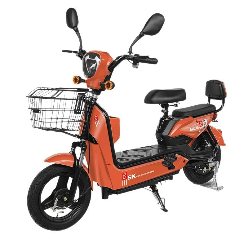 Mages coche eléctrico espejo inverso de alta definición 48V eléctrico de dos ruedas adulto pequeña batería asistida de energía coche de ahorro de energía