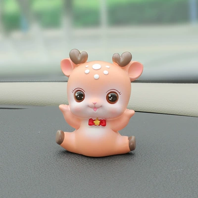 First Heart Macey Deer Ornaments Car ornaments - brown-b