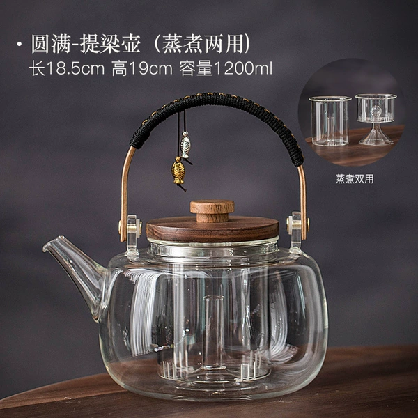 Transparent round beam lifting pot