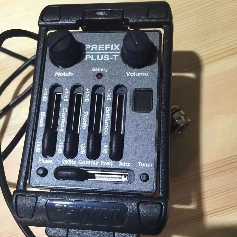 Fisherman Guitar Pickup Eq Electric Box Equalizer 301 Guitar Accessories Folk Pickup Lcd Tuner