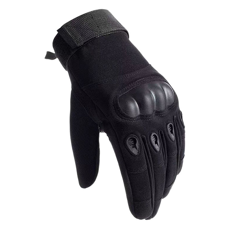 Guantes tácticos protector de mano largo de los hombres lecciones anti-corte antideslizante resistente al desgaste transpirable equitación guantes de escalada